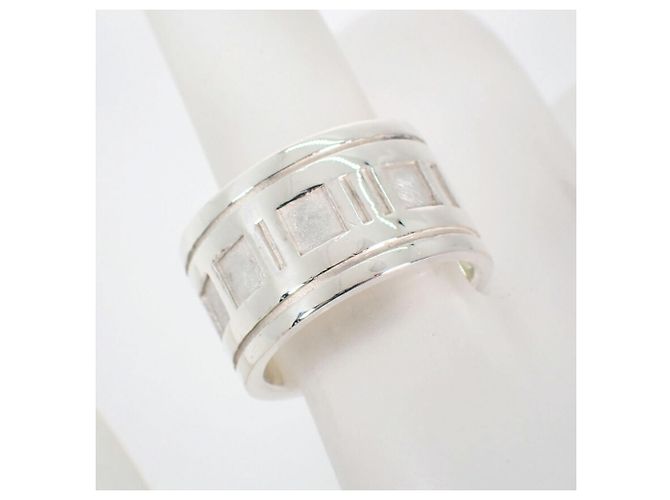 Autre Marque Tiffany & Co. Atlas Wide Band Ring aus Sterling Silber 925 - Ansicht 8