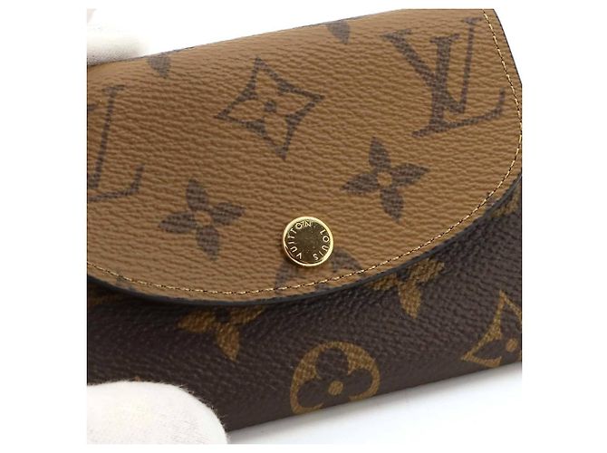 Carteira bi-fold Louis Vuitton Monogram Reverse - vista 8