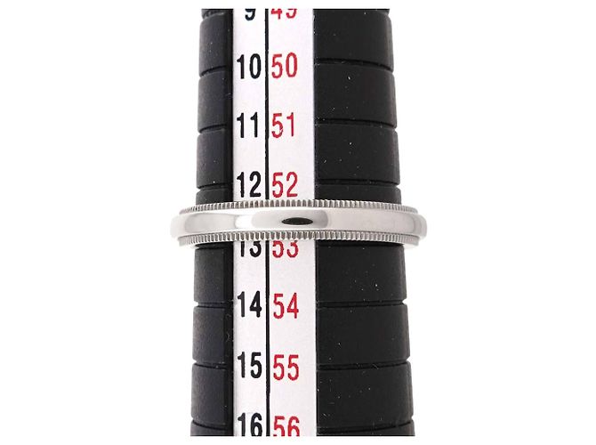 Autre Marque Tiffany & Co. Milgrain 1 Band Ring aus Platin 950 - Ansicht 5