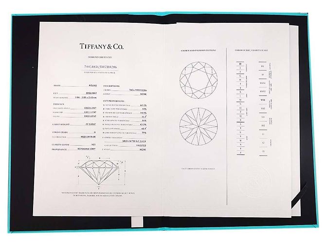 Autre Marque Tiffany & Co. Harmony Diamantring aus Platin 950 - Ansicht 9