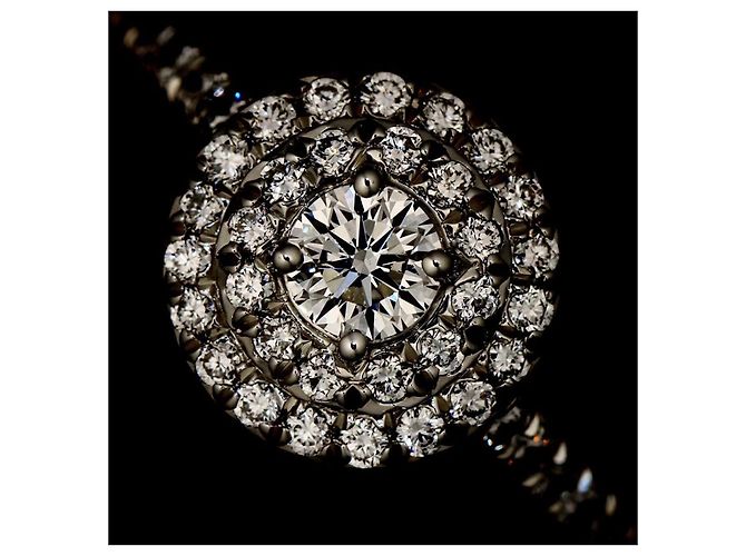 Autre Marque Anel Aliança Tiffany & Co. Soleste com Diamantes - vista 5