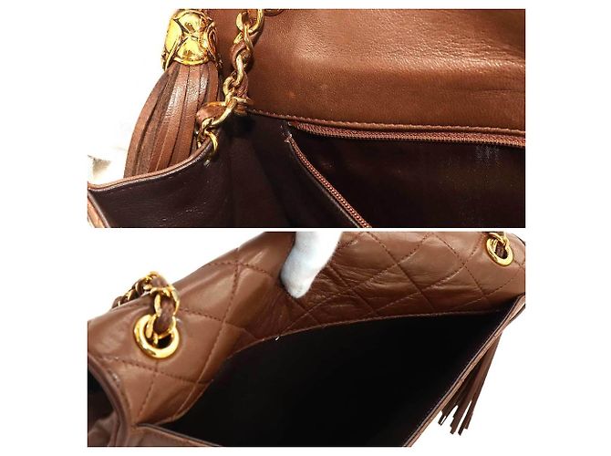 Bolsa de Ombro com Corrente Chanel Matelassé - vista 9