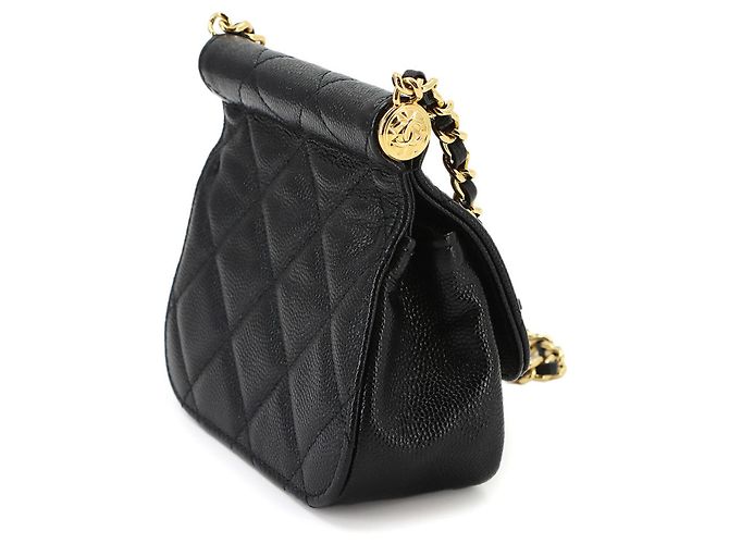 Sac à main épaule Mini Chain Matelassé Chanel - vue 3