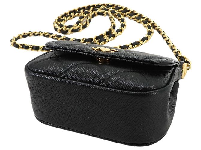 Sac à main épaule Mini Chain Matelassé Chanel - vue 4