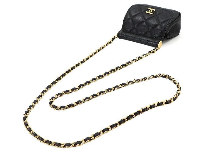 Sac à main épaule Mini Chain Matelassé Chanel - vue 5