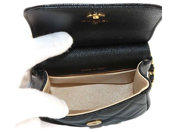 Sac à main épaule Mini Chain Matelassé Chanel - vue 6
