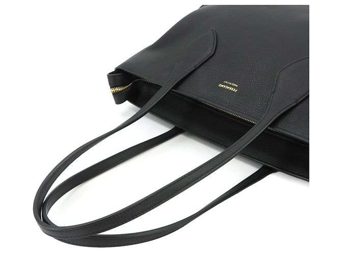 Borsa tote in pelle nera Salvatore Ferragamo - vista 6