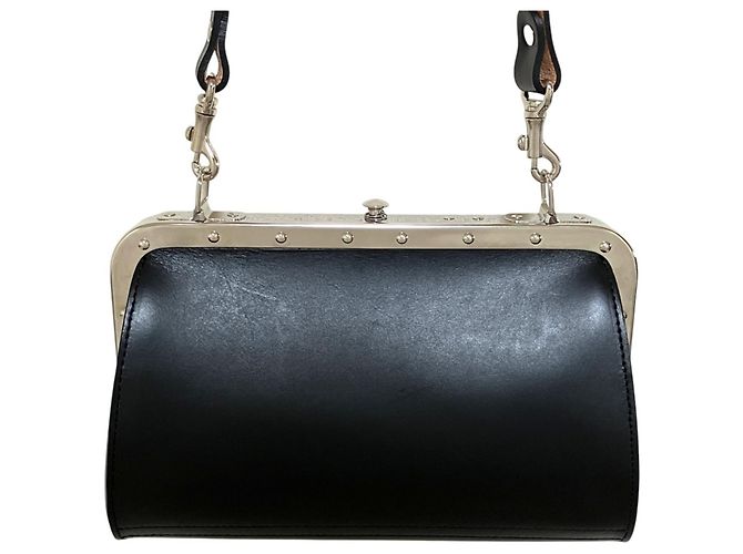 Comme Des Garcons Bolsa 2-way de couro com fecho Comme des Garçons - vista 2