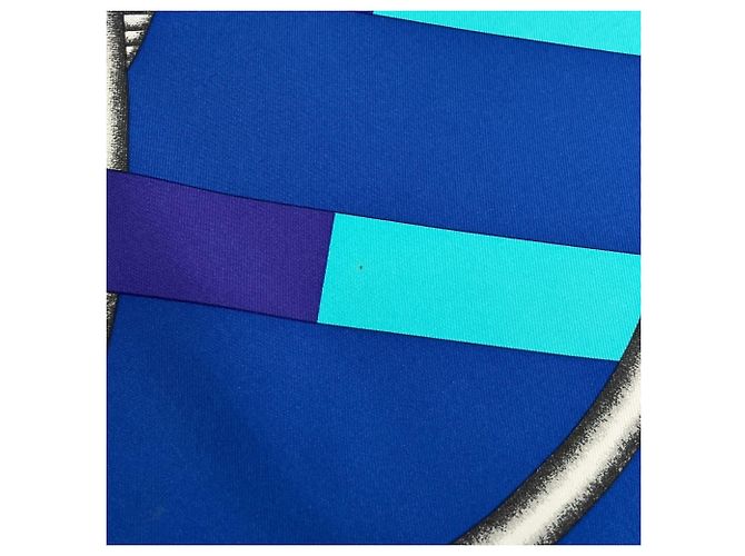 Hermès Foulard in seta Hermes Parcours Sans Faute Carre 90 - vista 10