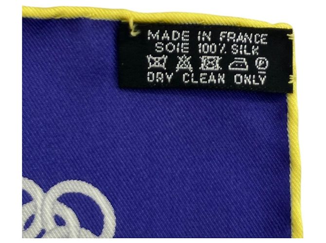 Hermès Foulard in seta Hermes Parcours Sans Faute Carre 90 - vista 5