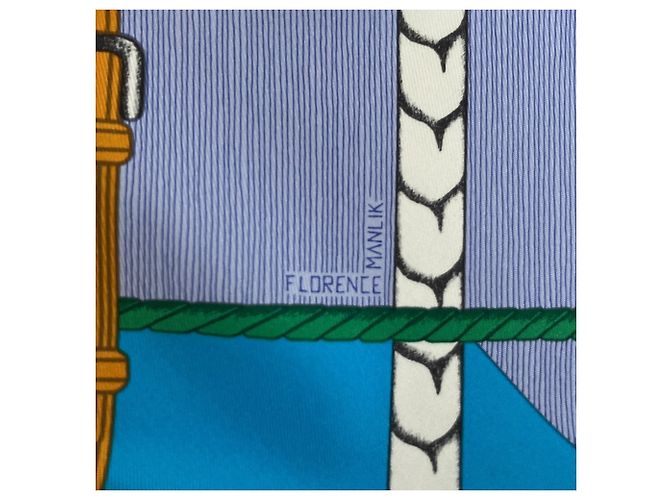 Hermès Foulard in seta Hermes Parcours Sans Faute Carre 90 - vista 7