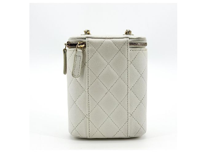 Chanel Vertical Classic Vanity Case with Chain Quilted Caviar Mini - Ansicht 2