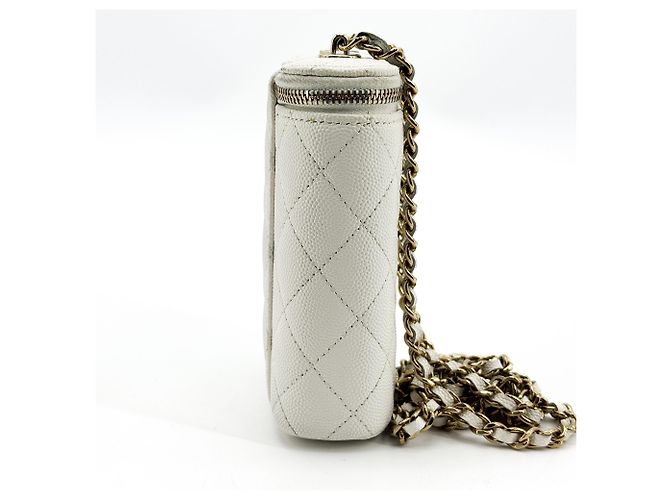 Chanel Vertical Classic Vanity Case with Chain Quilted Caviar Mini - Ansicht 3