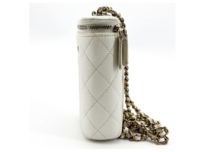 Chanel Vertical Classic Vanity Case with Chain Quilted Caviar Mini - Ansicht 4