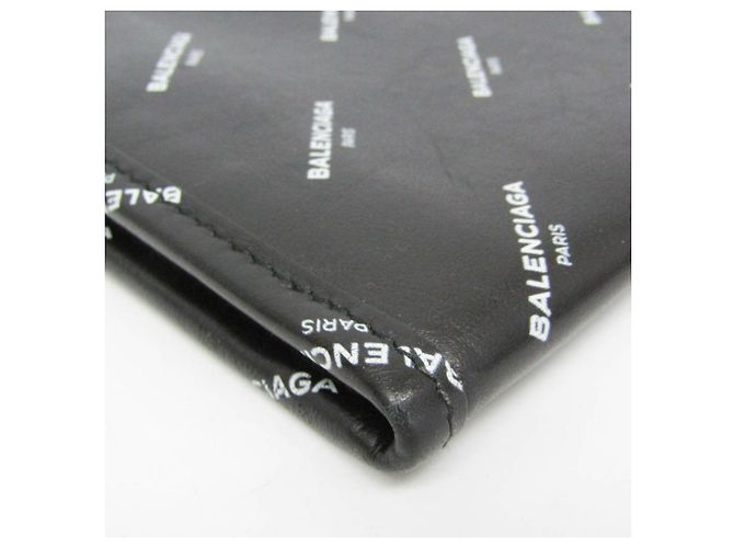 Balenciaga Logo Bazar Leather - vue 7