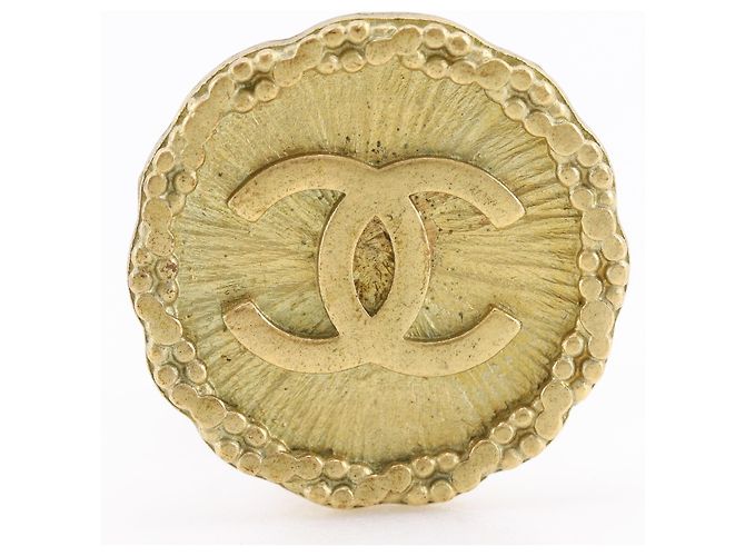 Chanel Vintage Radial CC Clip-On Metal - vista 7