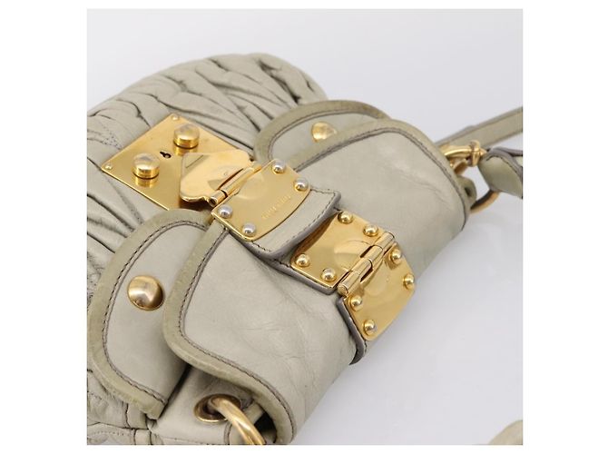 Miu Miu Beau Top Handle Leather Large - Ansicht 6