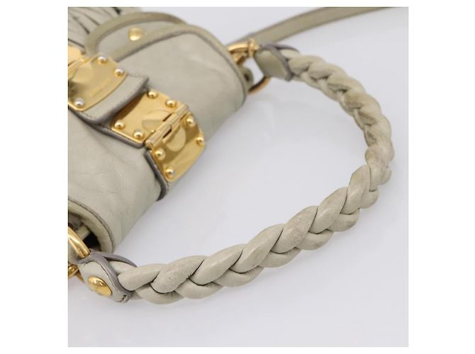 Miu Miu Beau Top Handle Leather Large - Ansicht 7