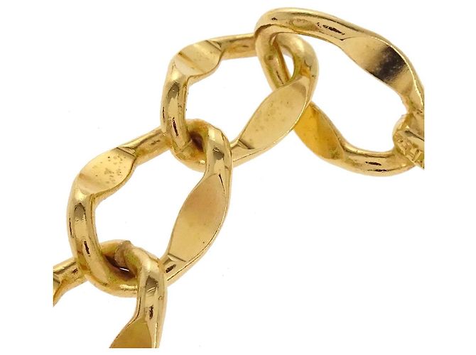 Chanel Vintage Kettengürtel mit Logo-Medaillon aus Metall - Ansicht 3