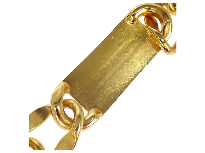 Chanel Vintage Kettengürtel mit Logo-Medaillon aus Metall - Ansicht 4