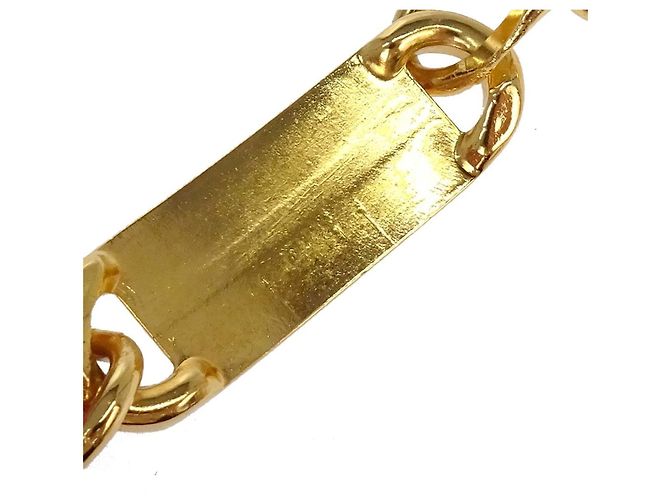 Chanel Vintage Kettengürtel mit Logo-Medaillon aus Metall - Ansicht 7