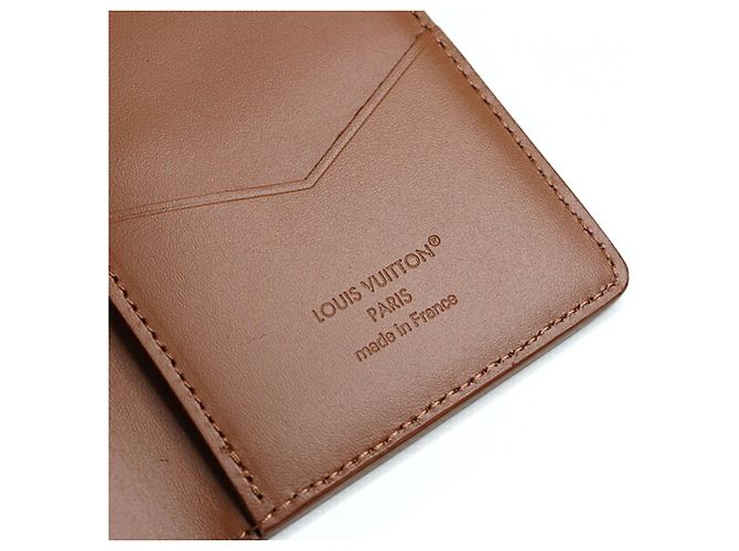 Organizer Louis Vuitton Brown Calf Leather Card Case - view 5