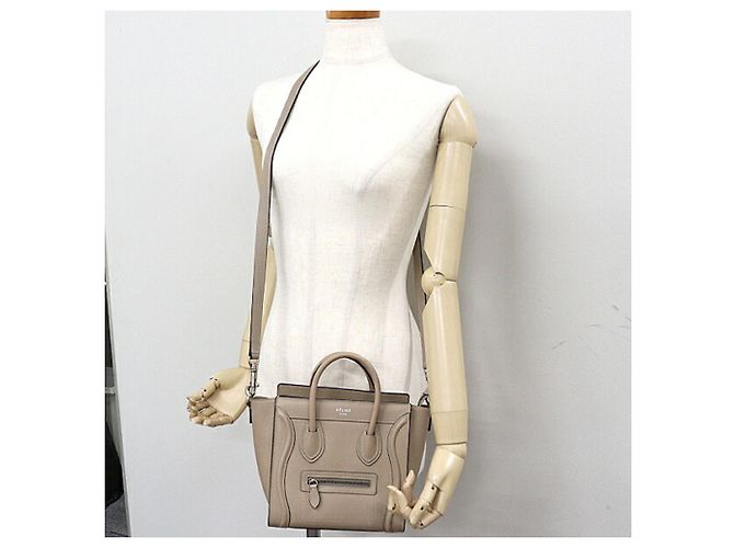 Céline Bolsa Celine Luggage Nano Bag - vista 4
