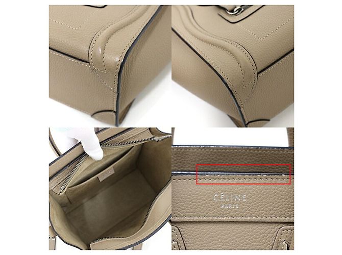 Céline Bolsa Celine Luggage Nano Bag - vista 5
