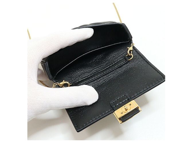 Fendi Nano Bucket Charm Black Micro Bag - view 5
