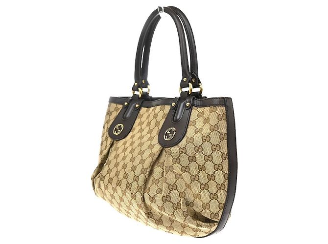 Gucci Scarlett GG Canvas with Leather Large - vista 2