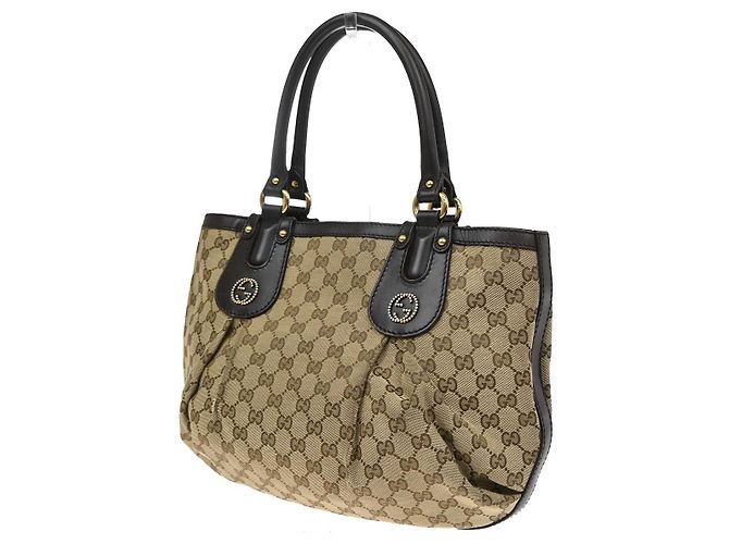 Gucci Scarlett GG Canvas with Leather Large - vista 4