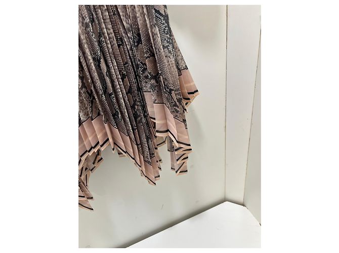 Zimmermann Kleid mit Schlangenprint und Plissee - Ansicht 6