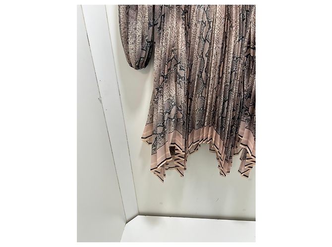 Zimmermann Kleid mit Schlangenprint und Plissee - Ansicht 7