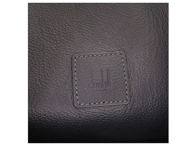 Alfred Dunhill Sac cabas Dunhill Chiltern en cuir Navy - vue 8