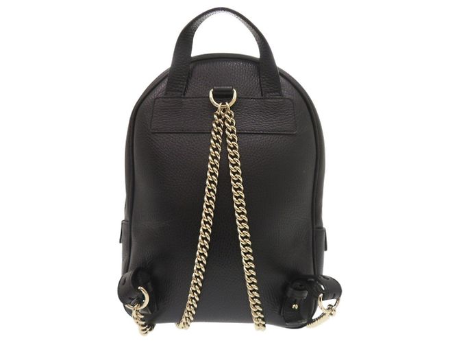 Mochila de couro Gucci Soho Interlocking G - vista 3