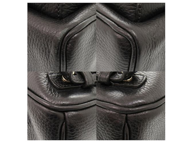 Mochila de couro Gucci Soho Interlocking G - vista 5