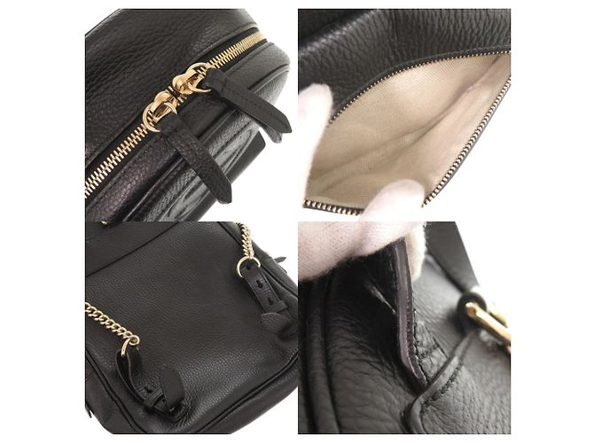 Mochila de couro Gucci Soho Interlocking G - vista 8