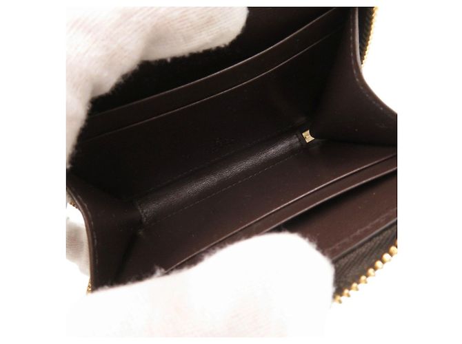 Portamonete Gucci GG Canvas Brown - vista 4