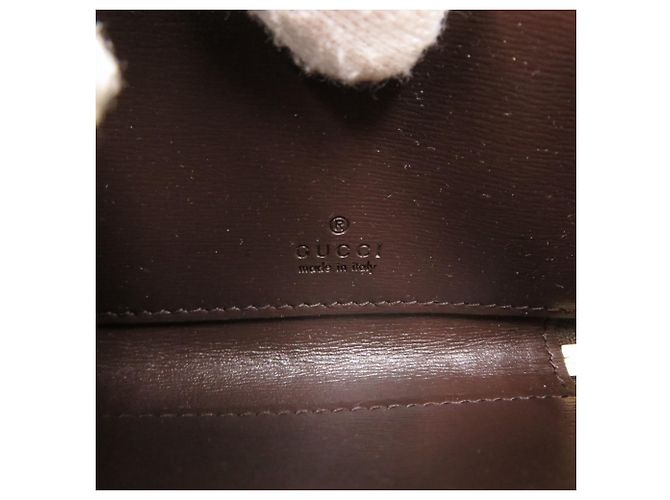 Portamonete Gucci GG Canvas Brown - vista 5