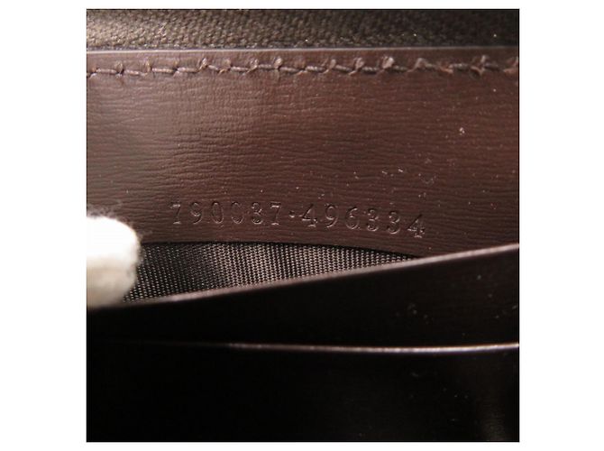 Portamonete Gucci GG Canvas Brown - vista 6