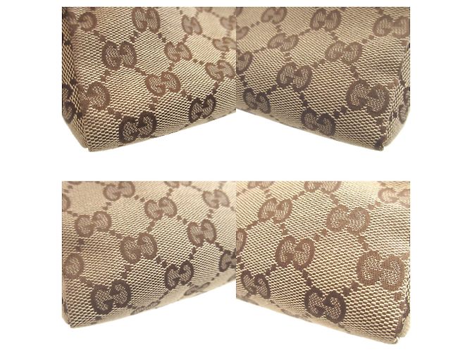 Necessaire Gucci in tela GG e pelle - vista 7