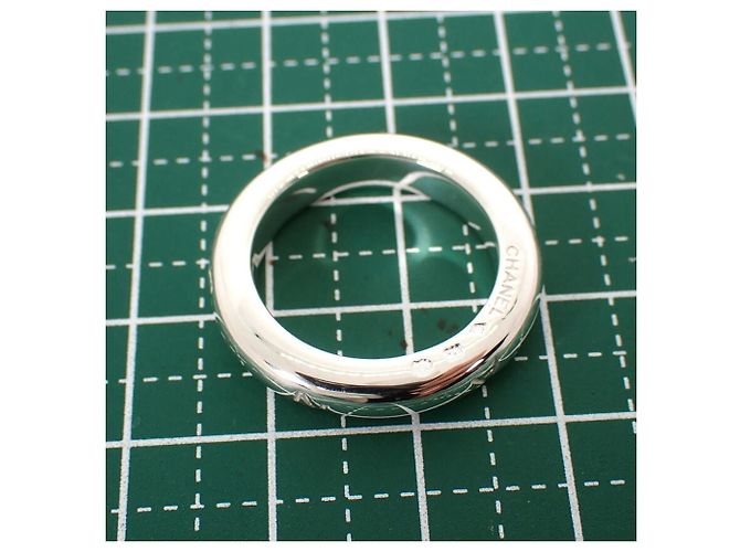 Anillo Banda Chanel en Plata de Ley, Talla 7 - vista 11