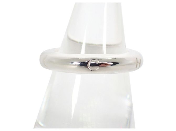 Anillo Banda Chanel en Plata de Ley, Talla 7 - vista 2