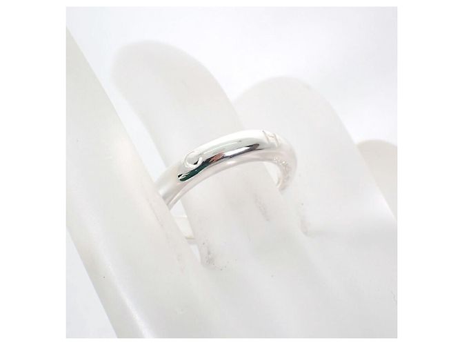 Anillo Banda Chanel en Plata de Ley, Talla 7 - vista 8