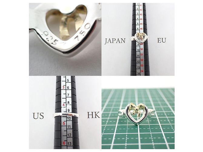 Autre Marque Tiffany & Co. Heart Ribbon Kombinationsring - Ansicht 11