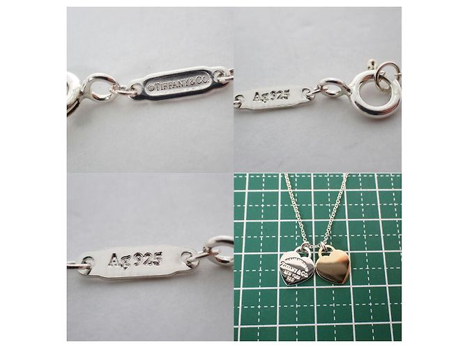 Autre Marque Collana con pendente Tiffany & Co. 925 750 Return to Double Heart - vista 10