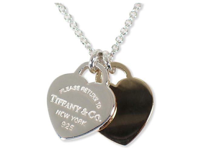 Autre Marque Collana con pendente Tiffany & Co. 925 750 Return to Double Heart - vista 2
