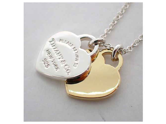 Autre Marque Collana con pendente Tiffany & Co. 925 750 Return to Double Heart - vista 7
