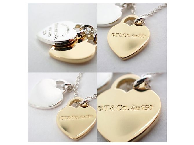 Autre Marque Collana con pendente Tiffany & Co. 925 750 Return to Double Heart - vista 9