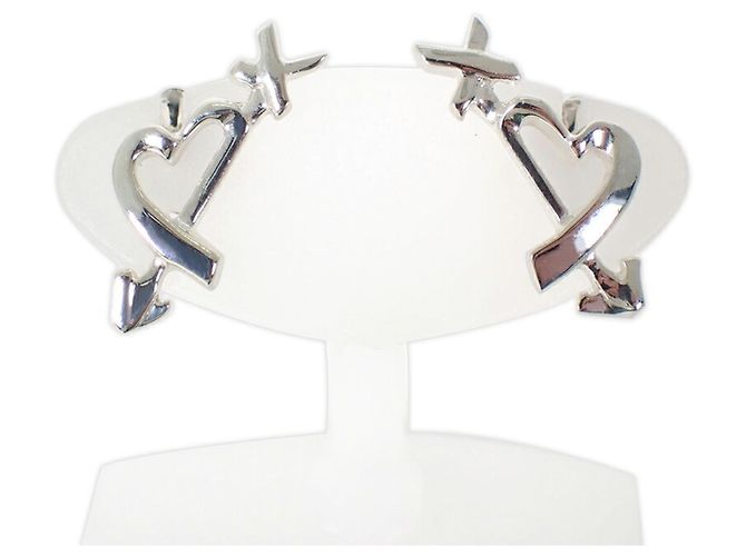 Autre Marque Orecchini Tiffany & Co. 925 Loving Heart Arrow Kiss - vista 2